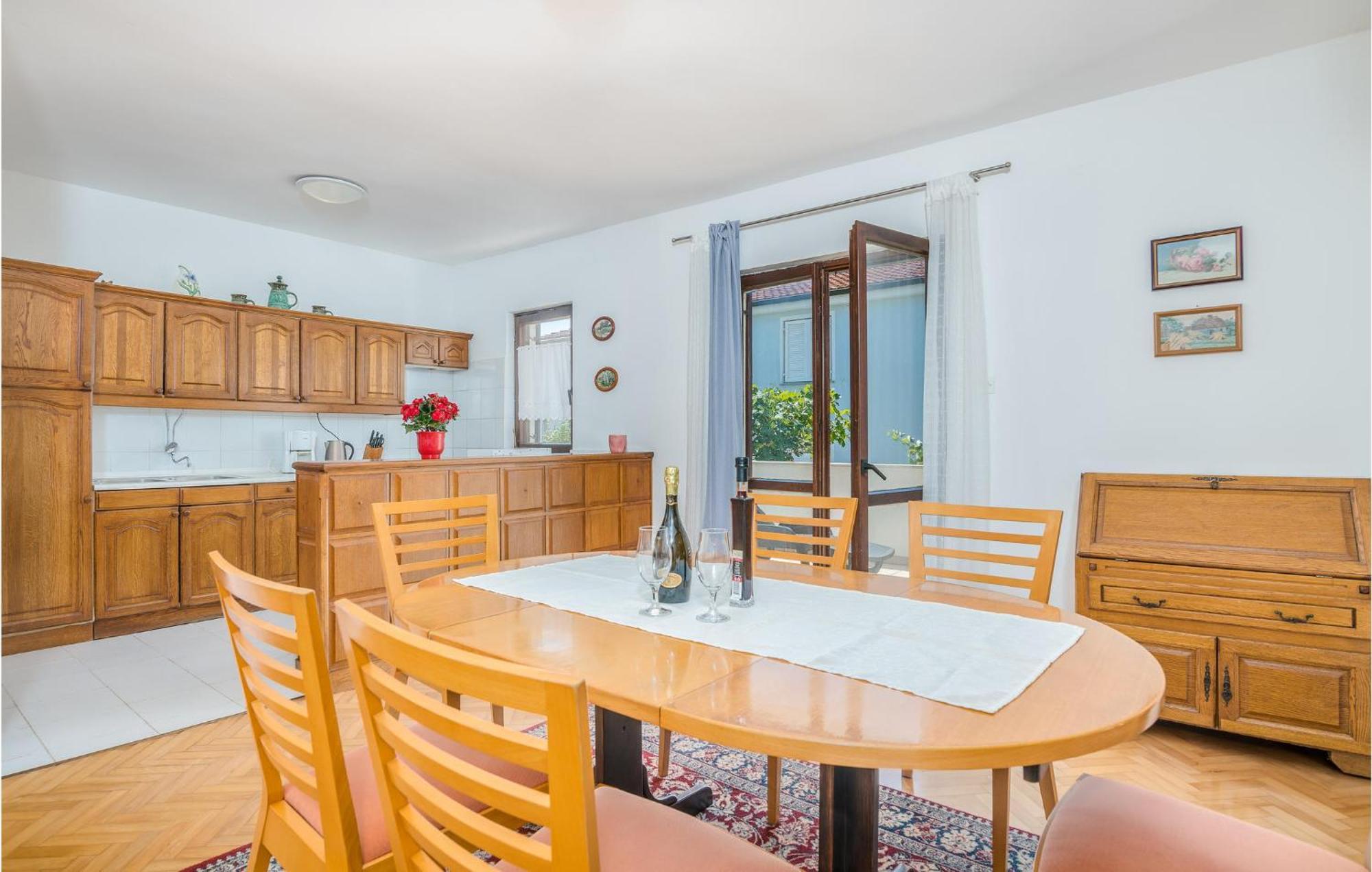 Stunning Apartment In Malinska With Kitchen Exterior photo